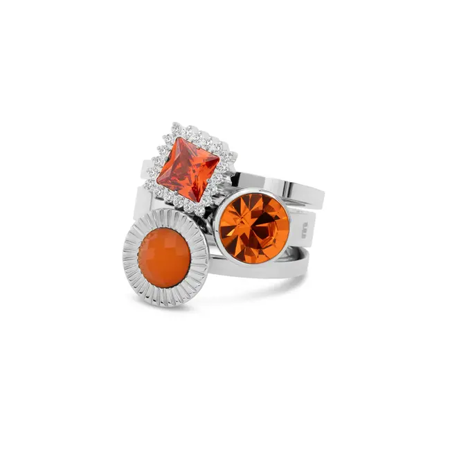 Vivid & Twisted Sunrise Spark Ringen Set