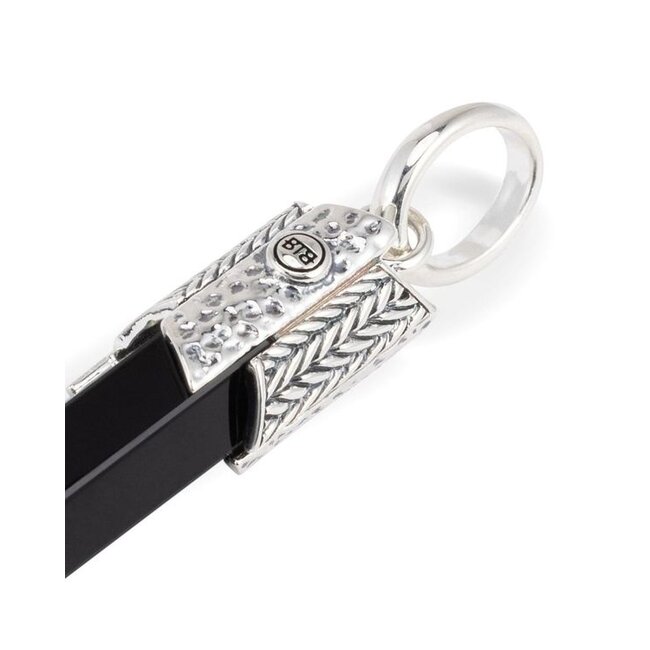 Hanger Gemstone Black Onyx Zilver