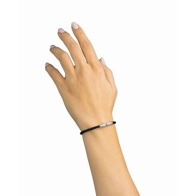 Armband George Mini Leather Black