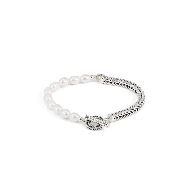 Armband Barbara XS Pearl Zilver