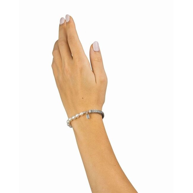 Armband Barbara XS Pearl Zilver