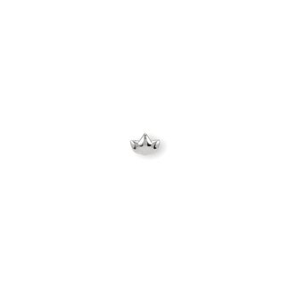 Buddha to Buddha Oorknopje Lotus Stud Flatback Zilver Single Piece