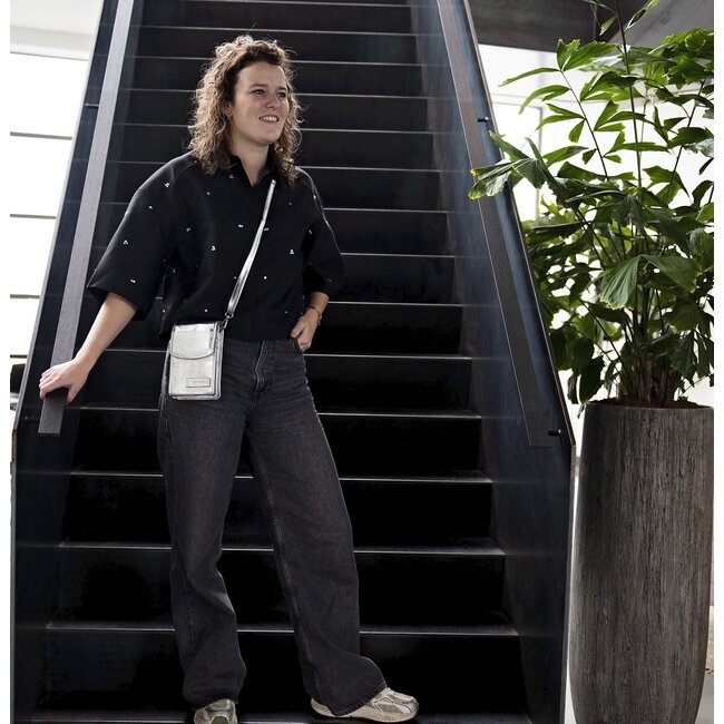 Tas Model Yuka XXL - Zilverkleurig