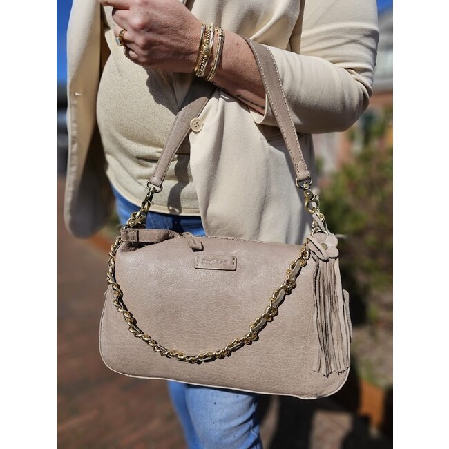 Tas Model Siris - Grey/Taupe