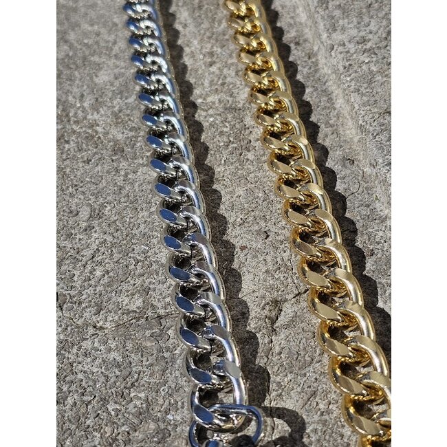 Schouderband - Zilverkleurig