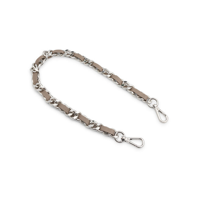 Schouderband - Zilverkleurig Taupe