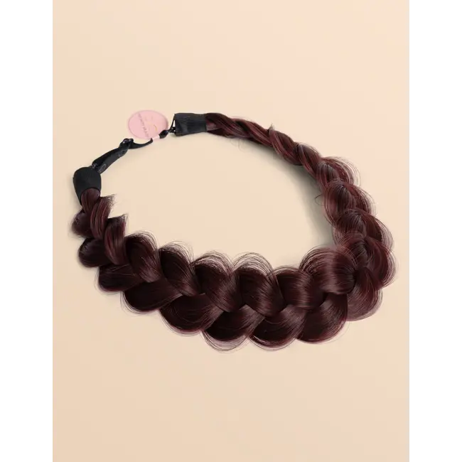 Vlecht Haarband - Viènne - Raspberry Ice