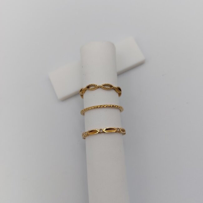 Ringenset nr 54 maat 17