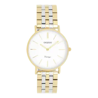 Oozoo Duocolor horloge met stalen band 32mm