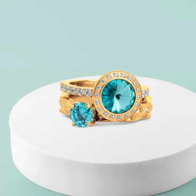 Vivid & Twisted Lazy River Ringen Set