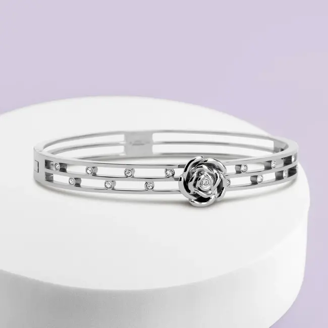 Vivid Forever Rose Armband Set