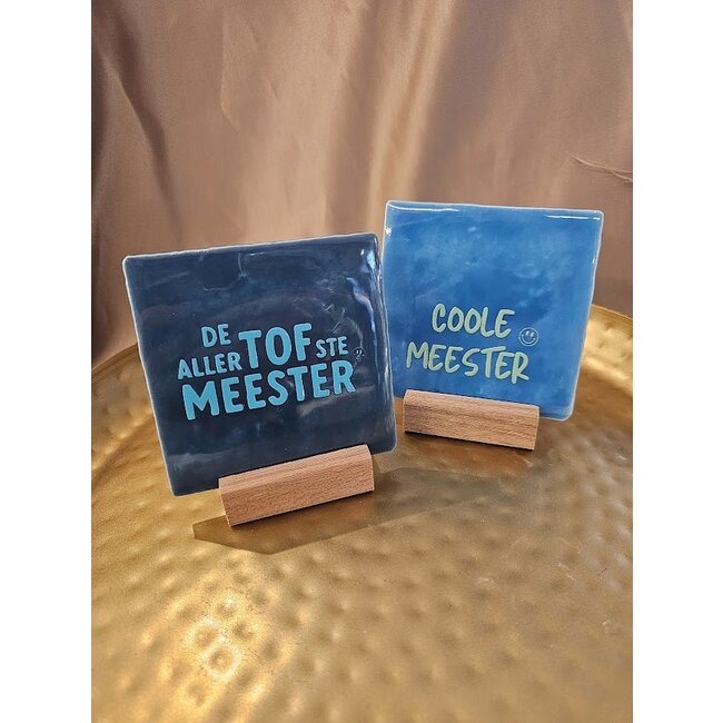 Tegeltje - De allertofste meester