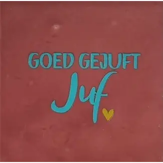 Yett Agenturen Tegeltje - Goed gejuft
