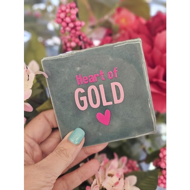 Tegeltje - Heart of gold