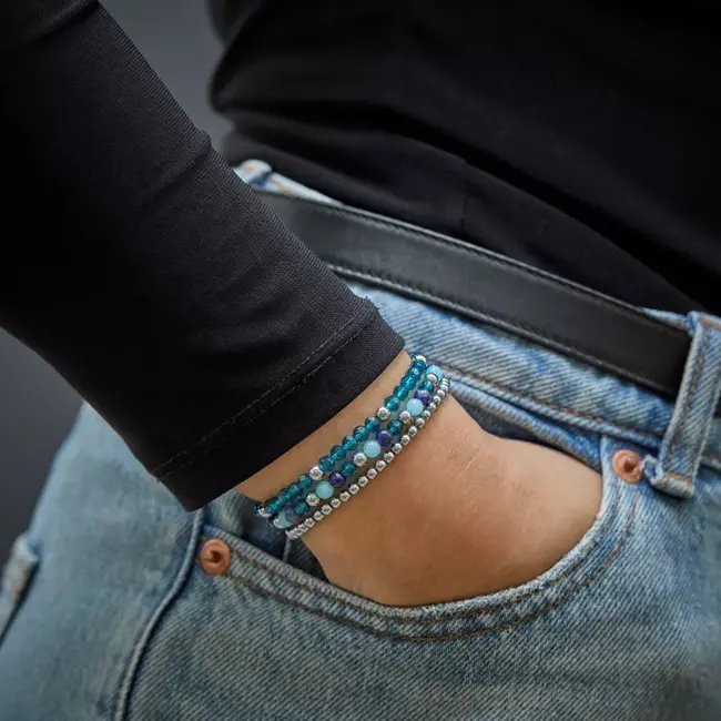 Mix Blue Summer Glam Rocks