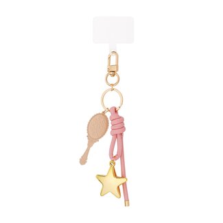 Yehwang Accessory pendant Ster - Roze