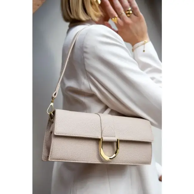 Schouder/handtas - Beige