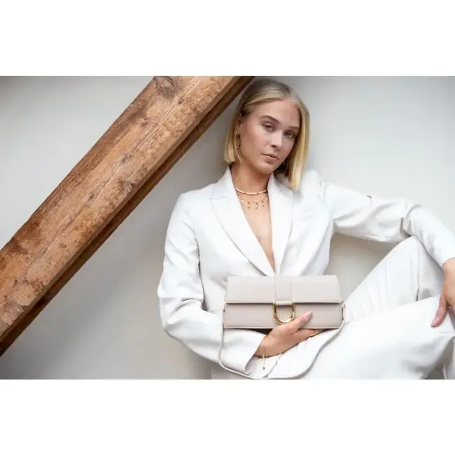 Schouder/handtas - Beige