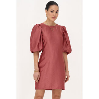 My Jewellery Roze jurk met strikjes satijnen look - Maat L