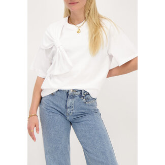 My Jewellery Wit T-shirt met strik