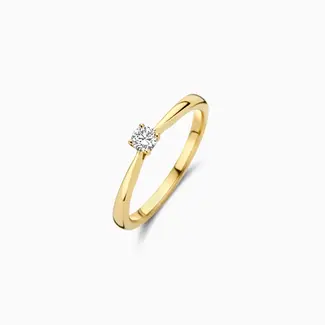 Blush Gold Jewels Lab diamonds ring LG1000Y - 14k Geelgoud