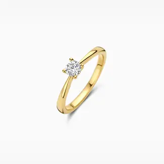 Blush Gold Jewels Lab diamonds ring LG1002Y - 14k Geelgoud