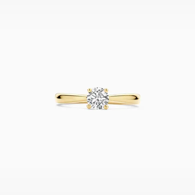 Lab diamonds ring LG1003Y - 14k Geelgoud