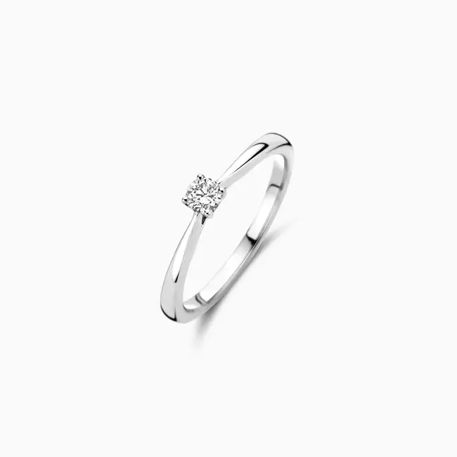 Lab diamonds ring LG1000W - 14k Witgoud