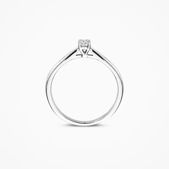 Lab diamonds ring LG1000W - 14k Witgoud