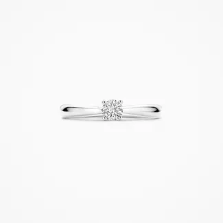 Blush Gold Jewels Lab diamonds ring LG1001W - 14k Witgoud
