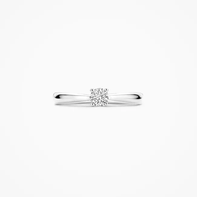 Lab diamonds ring LG1001W - 14k Witgoud