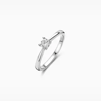 Blush Gold Jewels Lab diamonds ring LG1002W - 14k Witgoud