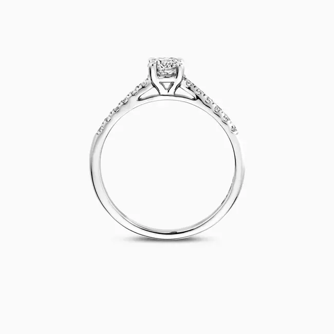 Lab diamonds ring LG1006W - 14k Witgoud