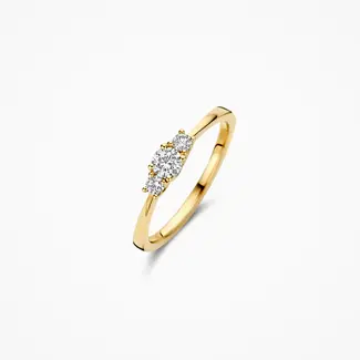 Blush Gold Jewels Lab diamonds ring LG1007Y - 14k Geelgoud