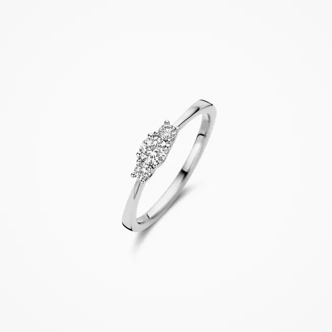 Lab diamonds ring LG1008W - 14k Witgoud