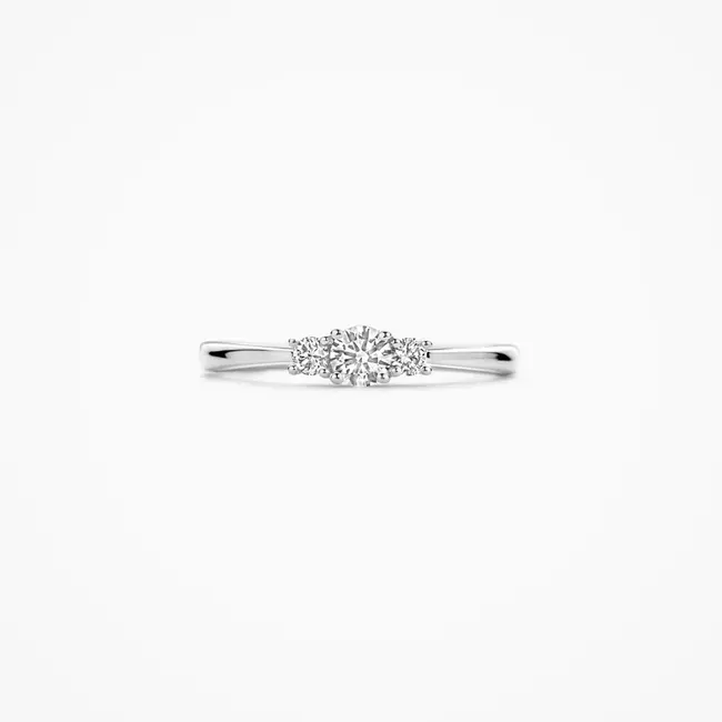 Lab diamonds ring LG1008W - 14k Witgoud