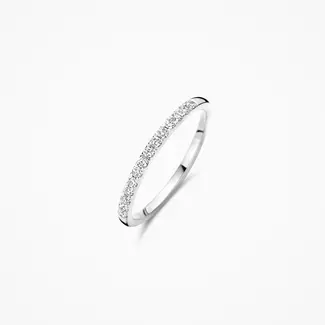 Blush Gold Jewels Lab diamonds ring LG1012W - 14k Witgoud