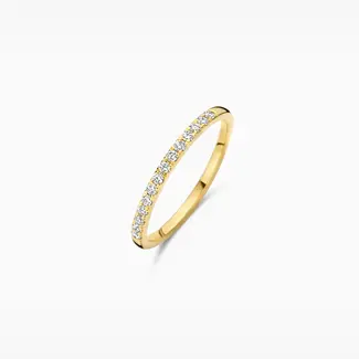 Blush Gold Jewels Lab diamonds ring LG1012Y - 14k Geelgoud
