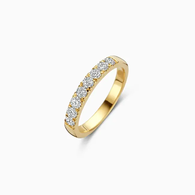 Lab diamonds ring LG1015Y - 14k Geelgoud