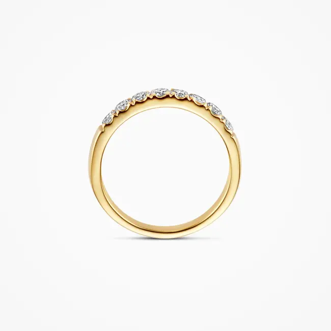 Lab diamonds ring LG1015Y - 14k Geelgoud