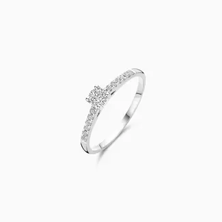 Blush Gold Jewels Lab Diamonds Ring LG1017W - 14k Witgoud