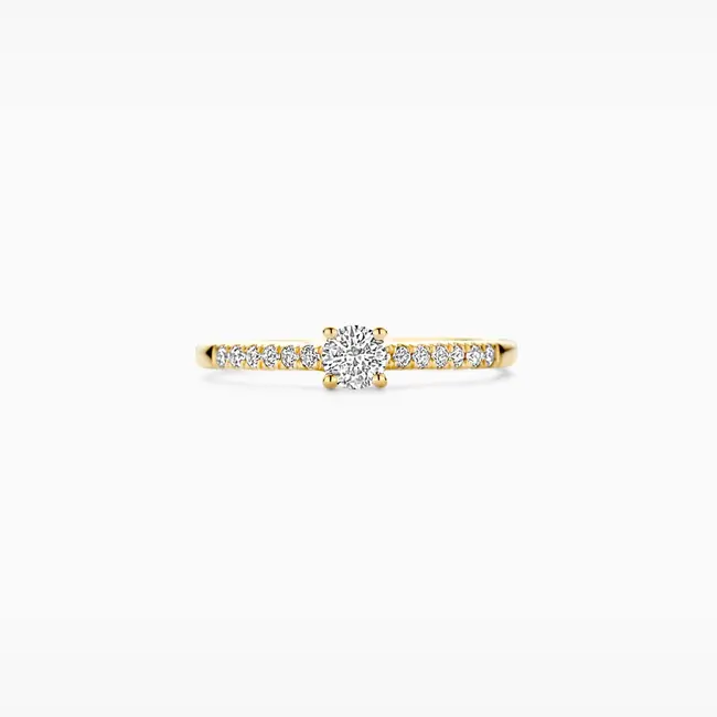 Lab Diamonds Ring LG1017Y - 14k Geelgoud
