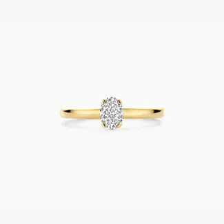 Blush Gold Jewels Lab Diamonds Ring LG1019Y - 14k Geelgoud