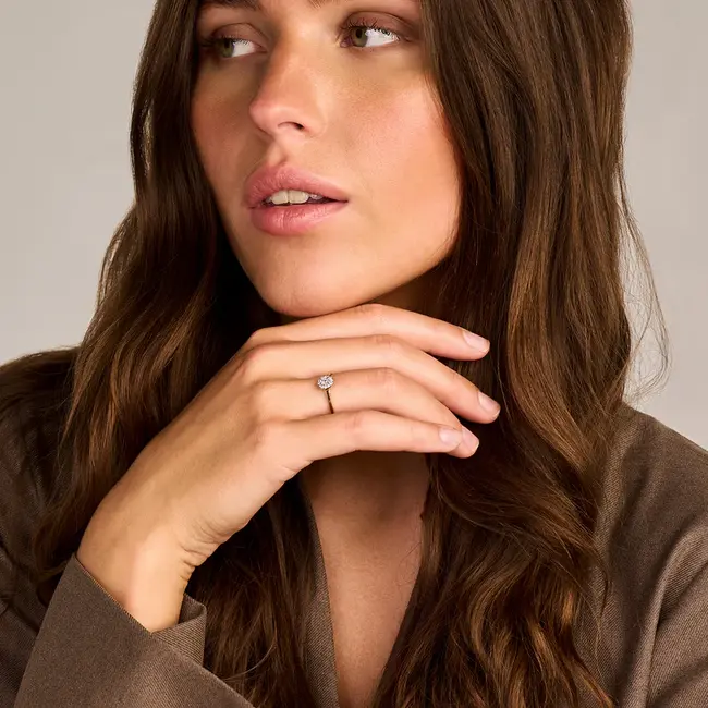 Lab Diamonds Ring LG1021Y - 14k Geelgoud