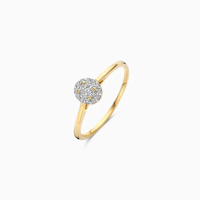 Lab Diamonds Ring LG1021Y - 14k Geelgoud