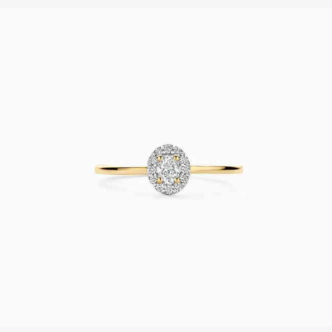 Lab Diamonds Ring LG1021Y - 14k Geelgoud