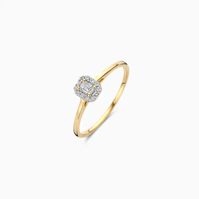 Lab Diamonds Ring LG1022Y - 14k Geelgoud