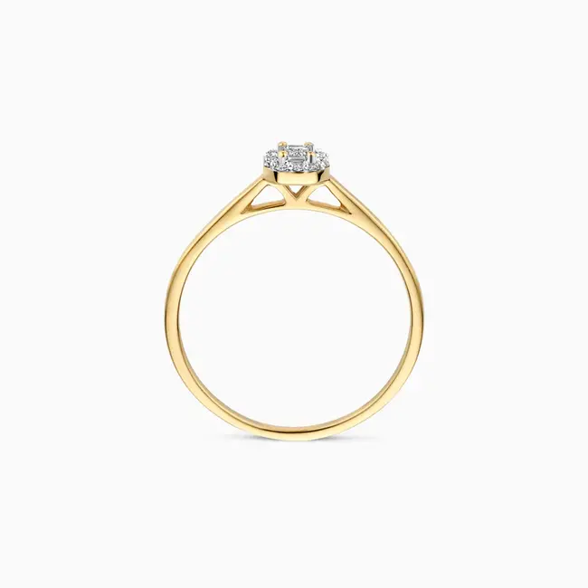 Lab Diamonds Ring LG1022Y - 14k Geelgoud
