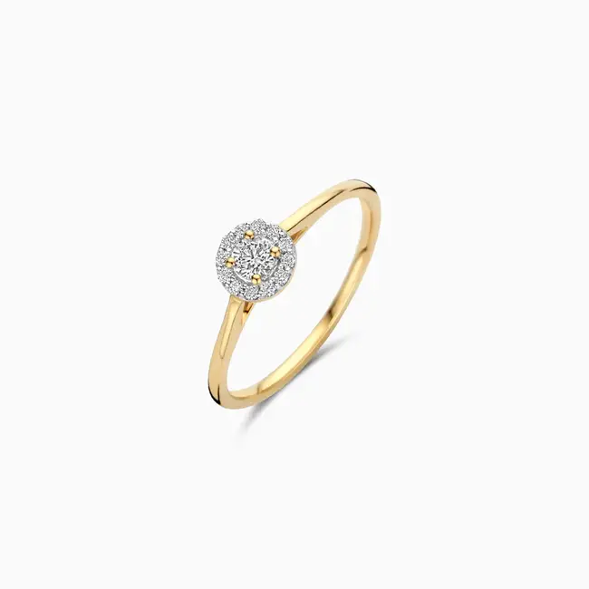 Lab Diamonds Ring LG1023Y - 14k Geelgoud