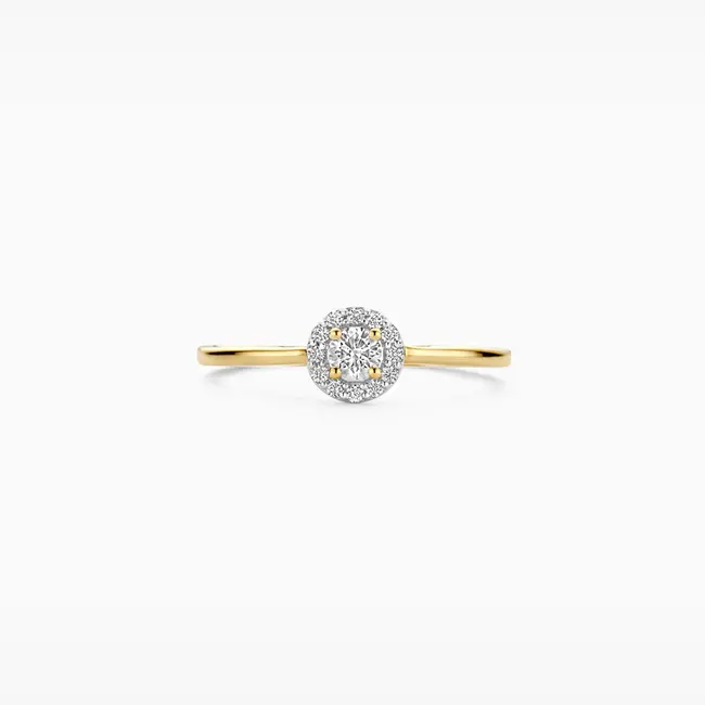 Lab Diamonds Ring LG1023Y - 14k Geelgoud